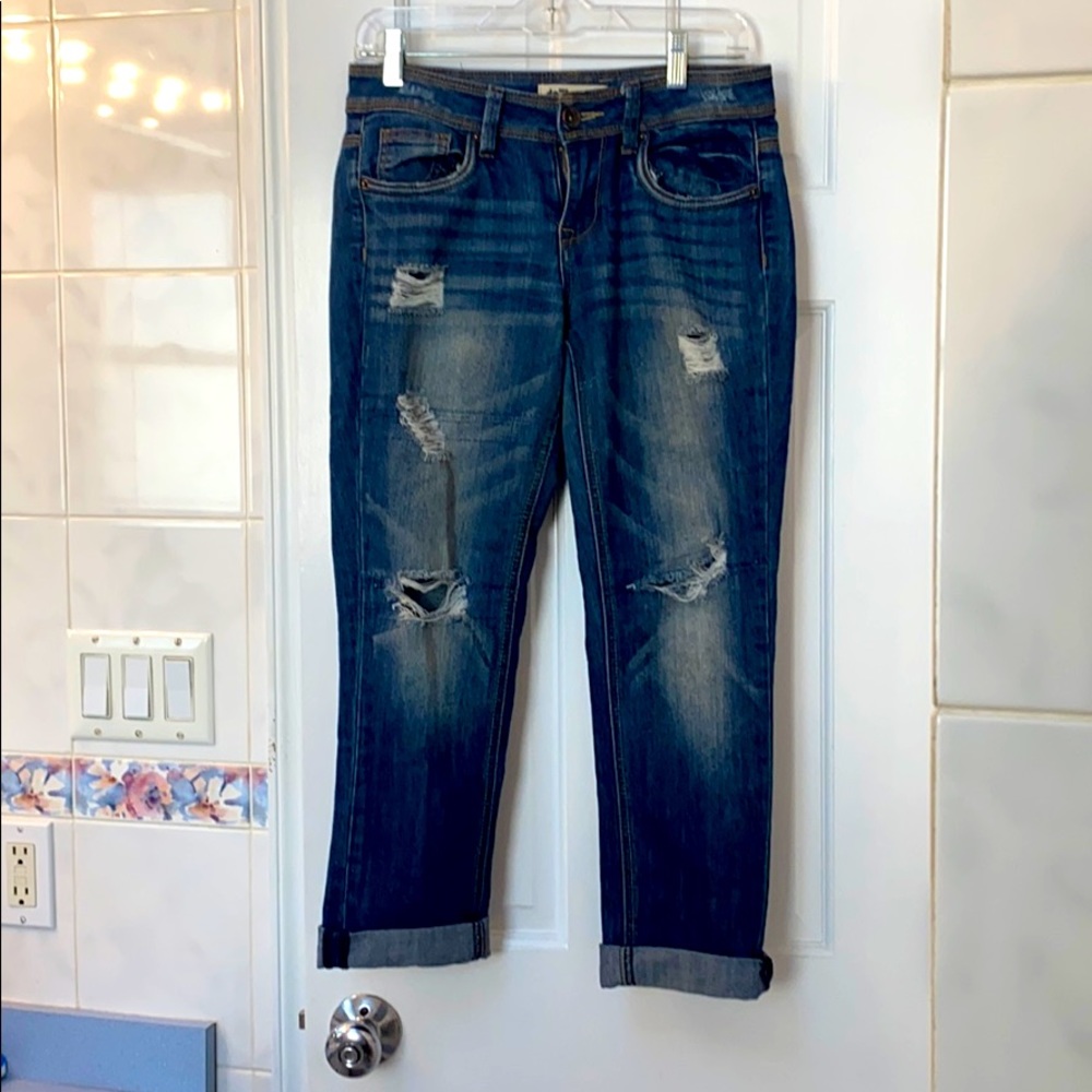 Dollhouse cropped skinny jeans